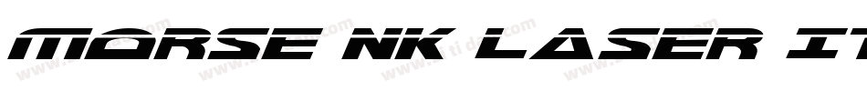 Morse NK Laser Italic字体转换